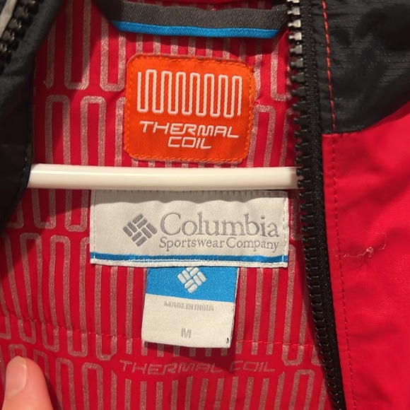 Columbia Kids Red and Black Raincoat - Picture 2 of 5